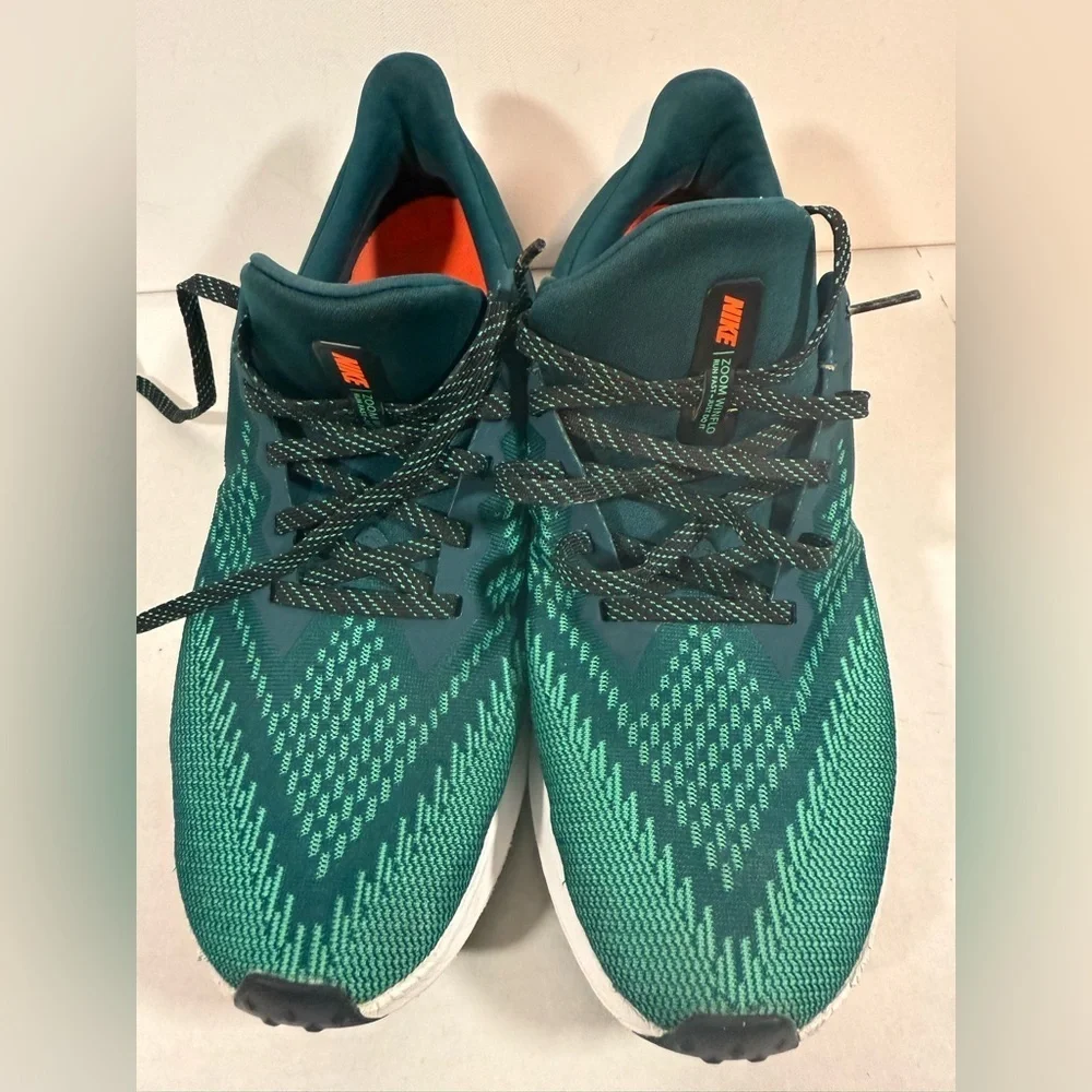 Nike Zoom Winflo 6 Midnight Turquoise Green Men's Shoe Size 12 AQ7497-300